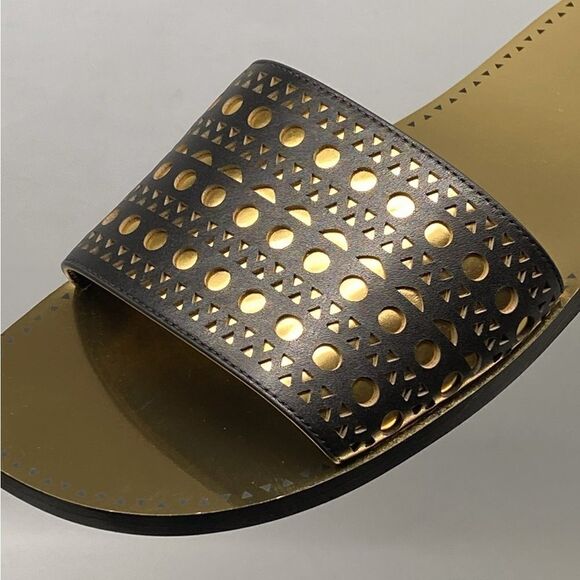 Alaia Laser-cut leather slides size 35 - Picture 11 of 15